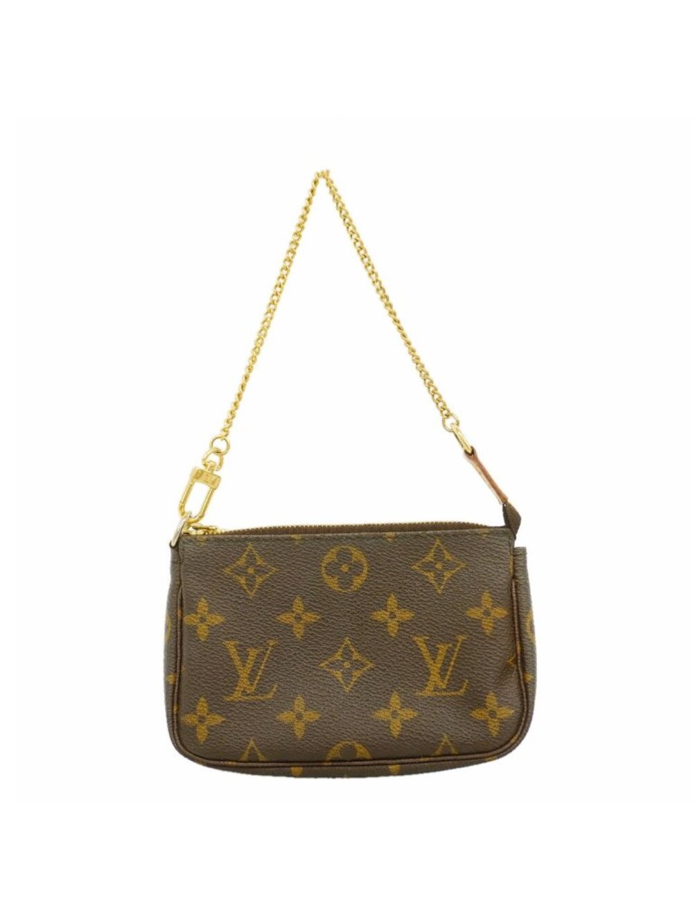 Louis Vuitton Pouch Monogram Mini Pochette Accessoires Brown
